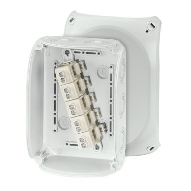 Hensel KF 1010 G Kopplingsdosa grå, IP66, glasfiber, 10 mm²